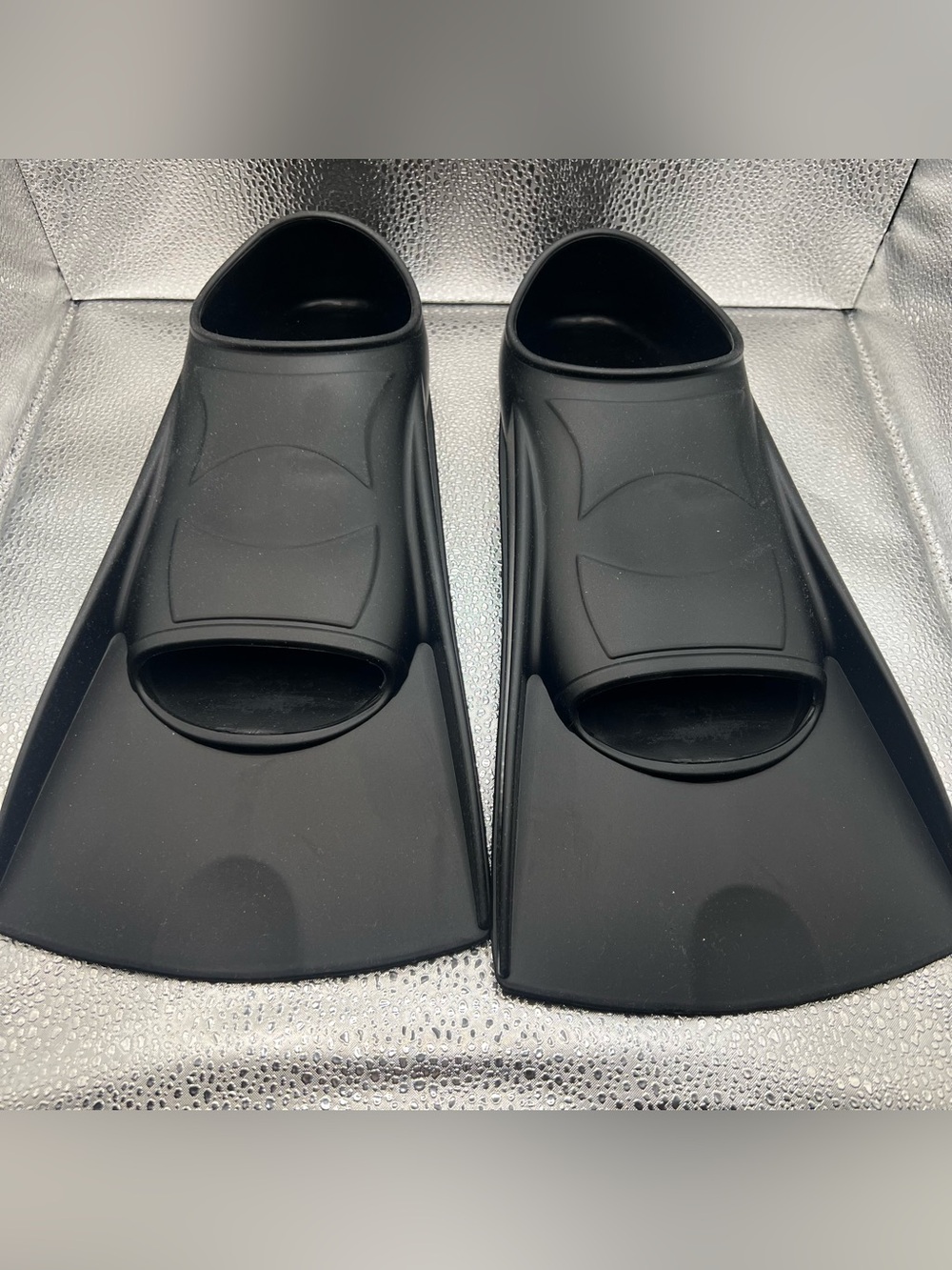 Black Swim Training Fins - Pair